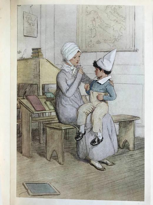 1901年 詹姆斯·巴里《名门街》 休·汤姆森22幅彩色手工贴图 漆布精装大32开 商品图8