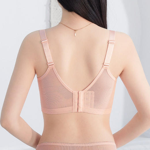 QC-W6186*  新品大胸显小内衣女薄款缩胸防下垂全罩杯收副乳调整型文胸（单件） 商品图2