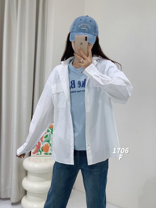 34GAR081706#可拆带帽衬衫 商品图2