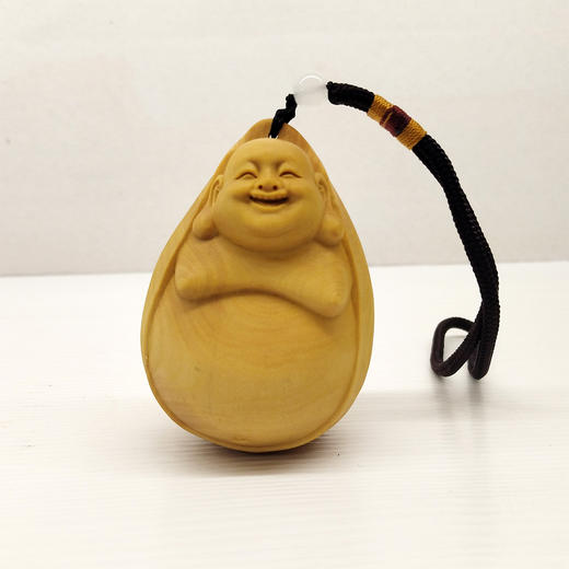 大胖弥勒°黄杨手把件/挂件 商品图0