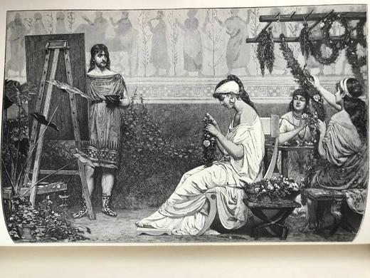 31*24cm！1884年 艺术杂志 数百幅插图 真皮精装大16开 商品图13