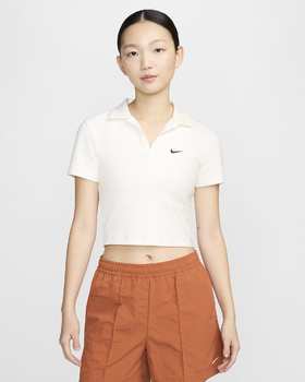 Nike 耐克Sportswear Essential 女子短袖翻领上衣 polos短TDV7885-133