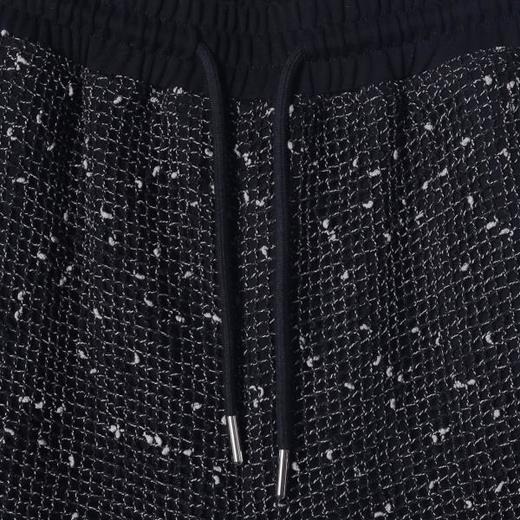 K104夏季高级感新款韩系撞色网格撞色抽绳短裤百搭休闲潮流裤子 商品图1