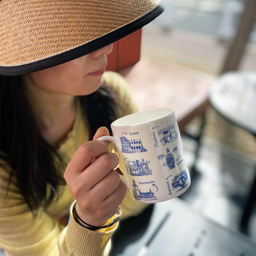 英伦风格骨瓷杯（新概念英语文创）一只 商品图1