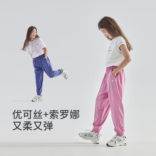 cicochild25夏季新款运动亲子中大女童抗菌凉感防蚊裤 商品图1