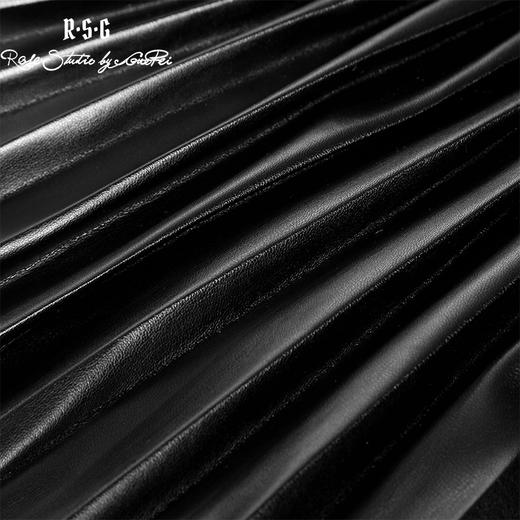 RSG郭培成衣品牌原创高级设计感小众拼接百褶T恤连衣裙 商品图3