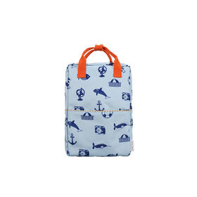 Sticky Lemon小柠檬 深海系列 花纹 大号蓝色 儿童背包 适合4岁+ SL1802311