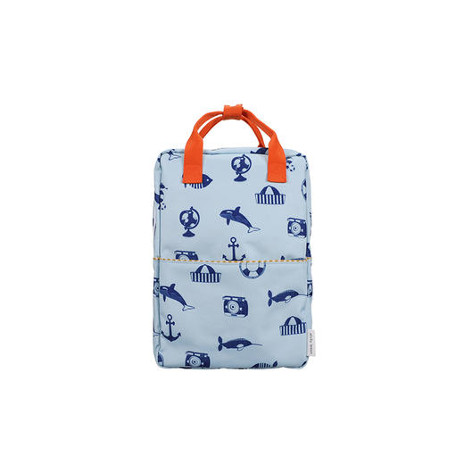 Sticky Lemon小柠檬 深海系列 花纹 大号蓝色 儿童背包 适合4岁+ SL1802311 商品图0