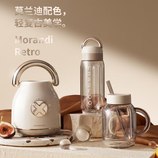 【橙厨 CHANCOO】高颜值便携式双杯榨汁机家用水果奶昔   多功能榨果汁机 网红 复古设计.01 商品图2
