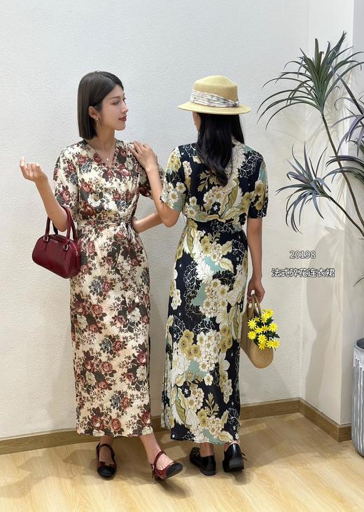 74L20198#法式开叉连衣裙 商品图4