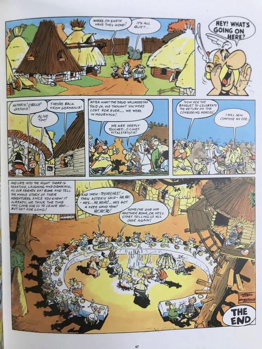 法国经典老漫画《高卢勇士阿斯特里克斯历险记》 精装16开 商品图5