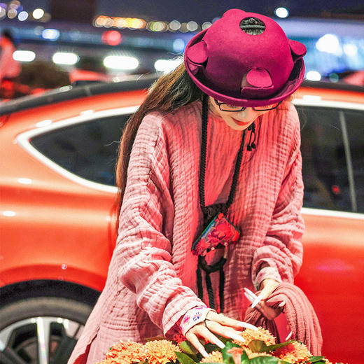 【杨丽萍花园同款新品】岚岫游云上衣半裙套装 | 大红色 粉色 | 少量现货 商品图3