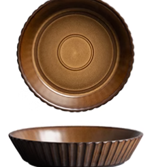 炽黑条纹深盘 8.5寸