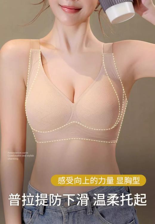 奶嘴胶软支撑大包容半固定文胸UB53119 商品图3