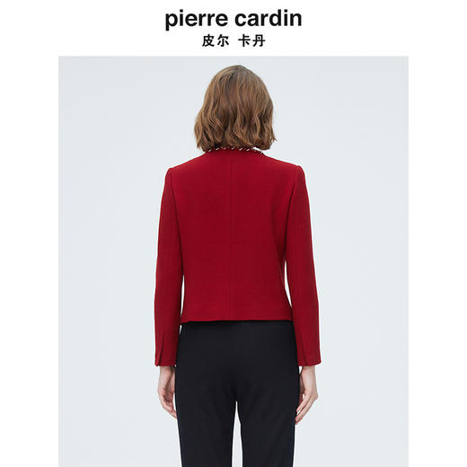 [皮尔卡丹女装]春季新款气质端庄轻奢修身连衣裙 商品图2