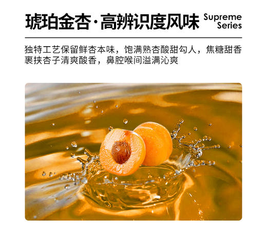 D2 【爵世糖浆系列】 黄杏饮料浓浆  1.1KG/瓶调味潮流饮品 商品图2