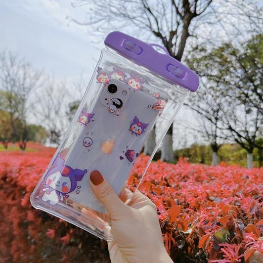 【手机防水套，漂流游泳必备！】卡通气囊手机防水袋保护套 漂流游泳防水套 触屏漂浮手机套手机壳-QQ 商品图3