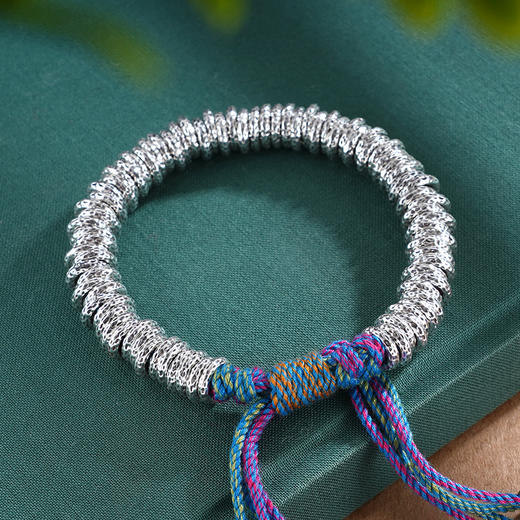 子佩集S925银【神采飞扬】手链【SL00097】纯银钱串腰缠万贯盘缠盘缠2504 商品图5