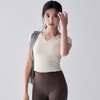 【限时秒】YOGACODE【火树银花系列】新款瑜伽服短袖T恤女带胸垫修身显瘦运动短袖DWY115018 商品缩略图2