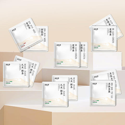 2026新茶混合装独立小泡茶碧螺春毛尖恩施玉露金骏眉各2袋共36g 商品图0