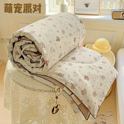 🔥【韩国双层纱夏凉被】春夏新品‼蹲点抢出口💥官仓直发‼ 低至两位数抢‼✨线下门店零售价988元 🌸又柔❗又软❗又舒服的一款夏被 【双层纱A类云朵棉大豆被】  商品图9