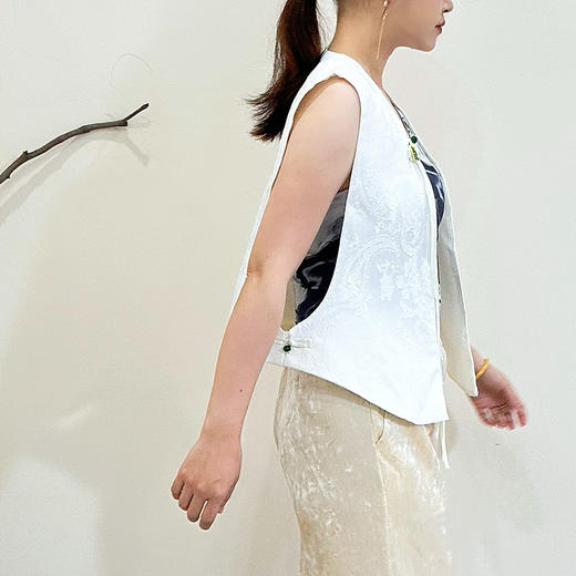 壁虎瑜伽 国风任意门【素影】马甲（无胸垫）【5天发货】 商品图3