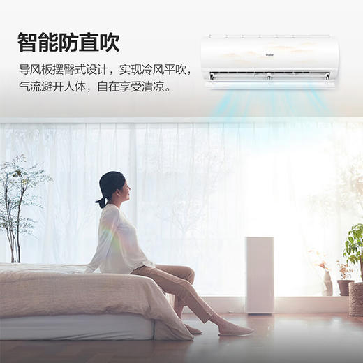海尔（Haier）空调1匹/1.5匹变频新一级壁挂式冷暖空调_瑞熙_家用客卧_自清洁_1.5匹_KFR-35GW/B1KHA81 商品图6