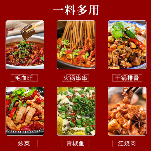 齐齐火锅底料浓香味500g 商品图4