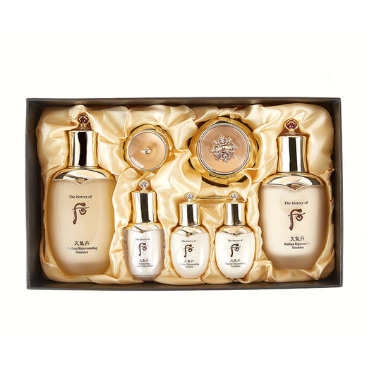 【 溯源专场保税仓发货】The history of whoo/后天气丹花献光彩紧颜系列礼盒7件套（有效期14个月以上）7-10天发货7-10天发货【龙菲精选】 商品图3