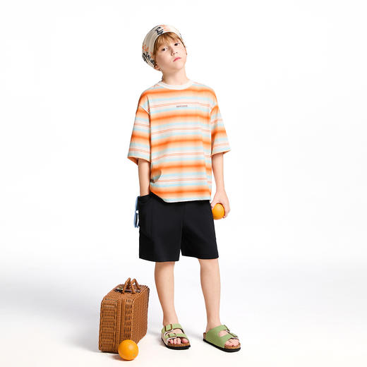 【实体店同款】男童全腰针织中裤夏季新款安奈儿童装AB526666 商品图3