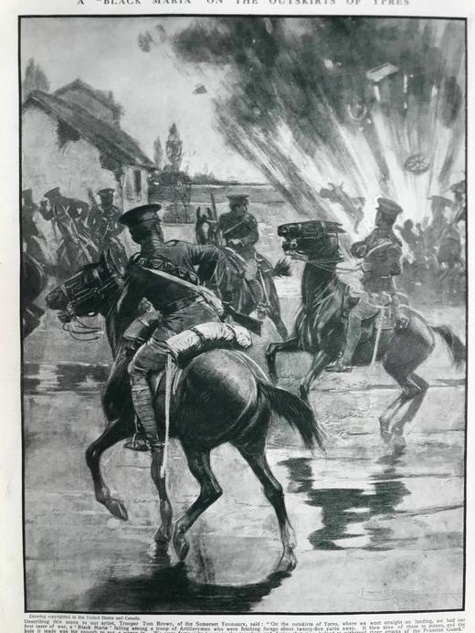 40*29.5cm！1915年 新闻画报合订本 约千余幅插图 漆布精装8开 商品图11