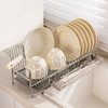 摩登主妇304不锈钢碗碟沥水架厨房窄边水池碗筷碗盘置物架收纳架 商品缩略图0