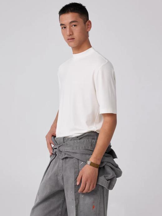 Simple Project/Y2504/美利奴羊毛修身小高领T恤 商品图0