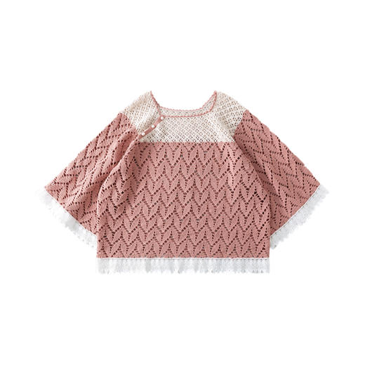 苏苏姐家映柳方领上衣手工DIY编织钩针棉麻毛线团自制材料包 商品图4