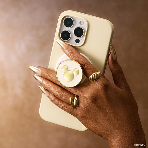 【璀璨米奇】金色童话米奇·MagSafe圆啪嗒 MAGSAFE磁吸手机气囊支架 Round圆啪嗒系列 限量发售 奢华金 米奇 商品图1
