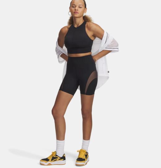 【双十一盛典11.8】安德玛女子UA Meridian柔感系列拉链背心6000361-001 商品图2