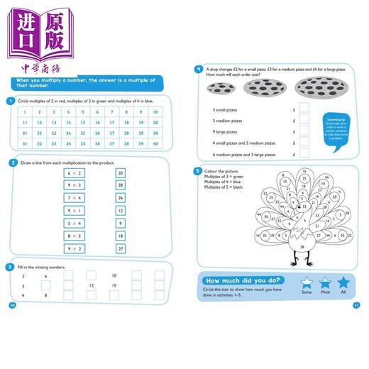 【中商原版】Collins Easy Learning KS2 Multiplication & Dvision Ages 7-9 柯林斯易学儿童 乘除法 7-9岁 英文原版小学数学 商品图3