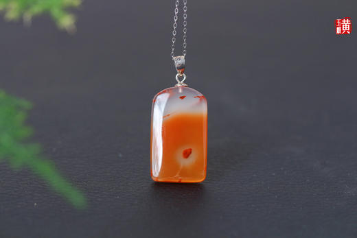 南红冰飘【冰绡曳虹】套装，925银镶 商品图2