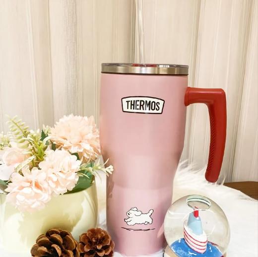 (5个起少3元)THEMOS膳魔师复古吸管保温杯880ml(两种颜色) 商品图1