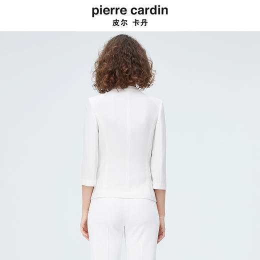 [皮尔卡丹女装]简约波西米亚风通勤收腰连衣裙 商品图2