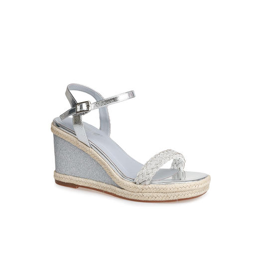 豪麟名鞋奥莱迪嘉女鞋凉鞋牛皮革DJYYA51WL005银色  原价1660元 商品图0