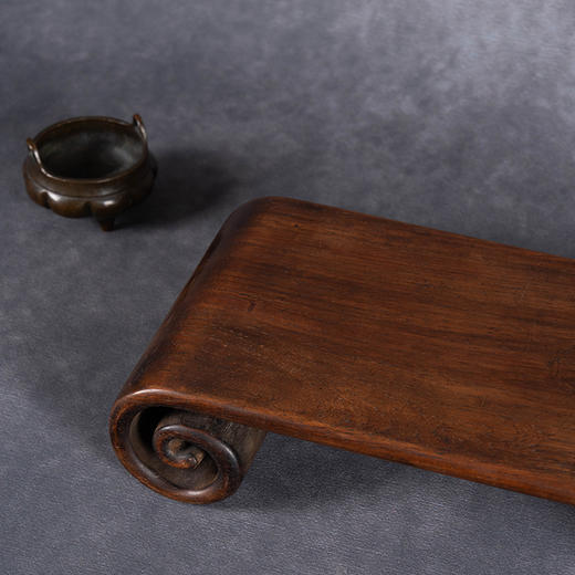 清	红木书卷几摆件 商品图4