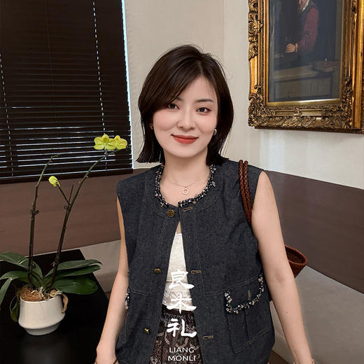 【部分现货】良木礼棉麻马甲（4425） 商品图1