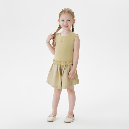 马克珍妮女童清新夏日清凉短裤宝宝纯棉裤子2025年夏装新款550889 商品图2