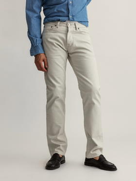 Fortela 米绿色牛仔裤