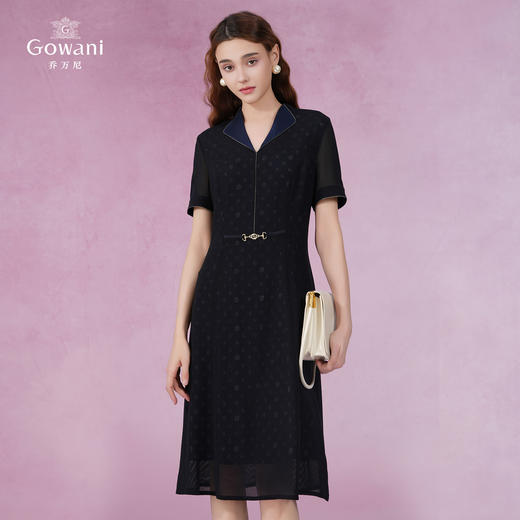 乔万尼连衣裙新款女夏季高端精致真丝里料EM2E743 商品图2