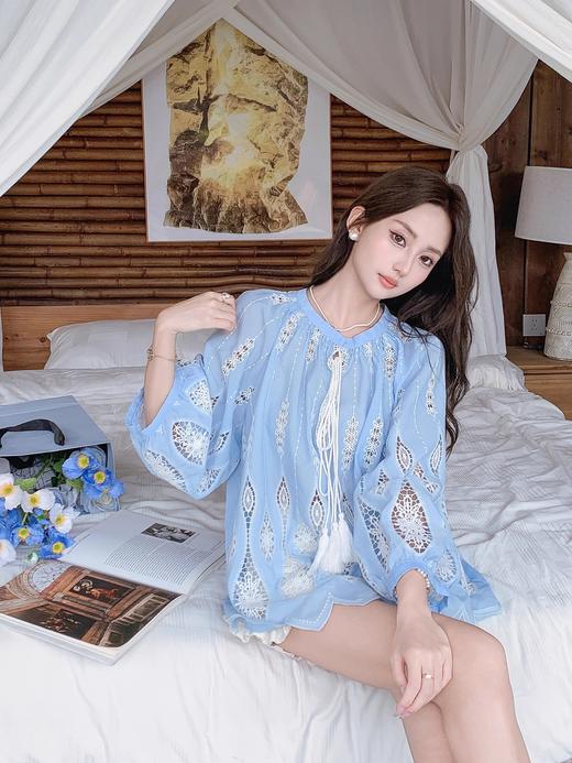 张心子【百搭王】木耳边百搭休闲短裤裤子 U2504083 商品图3