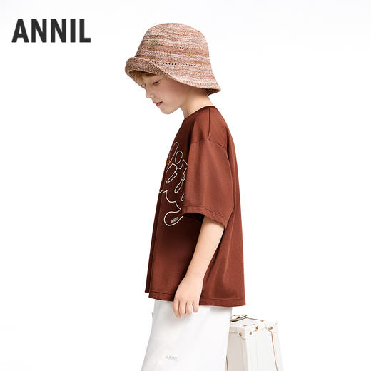 【实体店同款】男童圆领短袖针织衫夏季新款安奈儿童装AB521643 商品图2