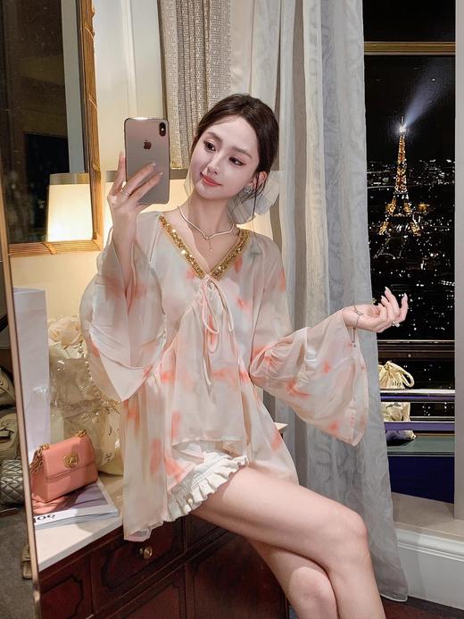 张心子【百搭王】木耳边百搭休闲短裤裤子 U2504083 商品图4