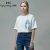 RSG郭培成衣品牌圆领长发猴子印花短袖女夏薄款刺绣纯棉女装 商品缩略图0